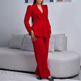Whitley Pocketed Satin Tie Blazer